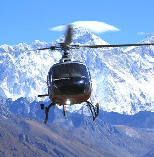 Heli tour in Himalaya 